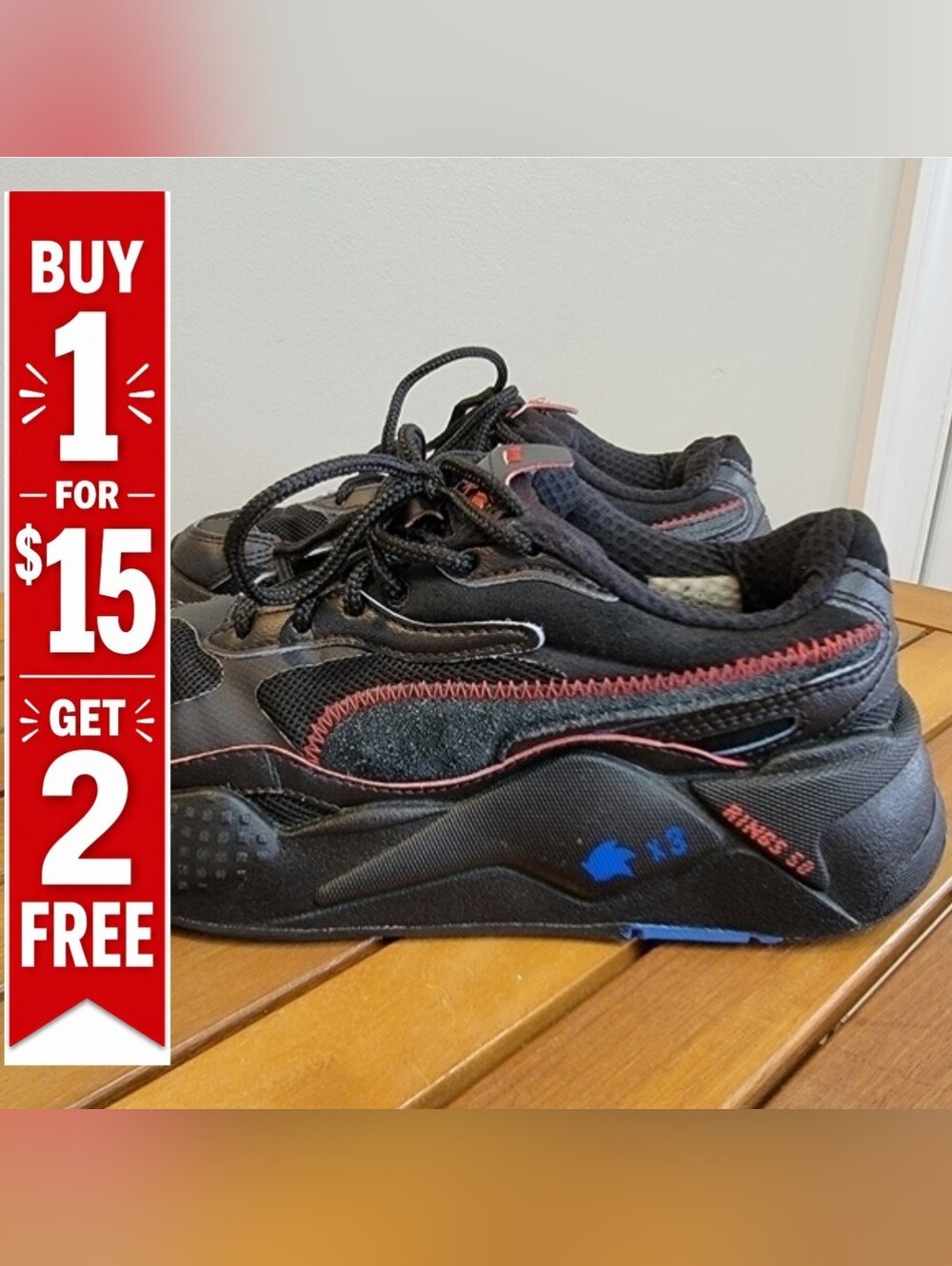 Puma x Sega Sonic The‎ Hedgehog RS-X3 Size 4.5